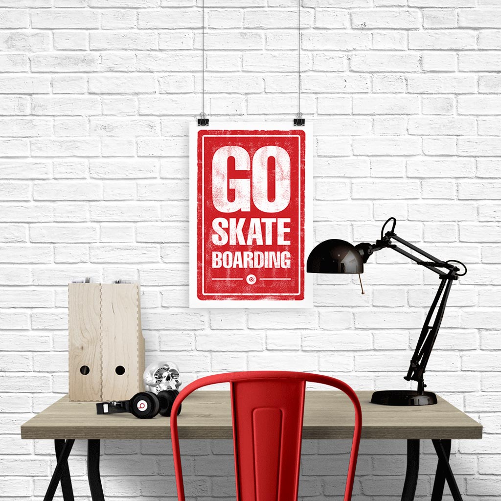 Go Skateboarding poster