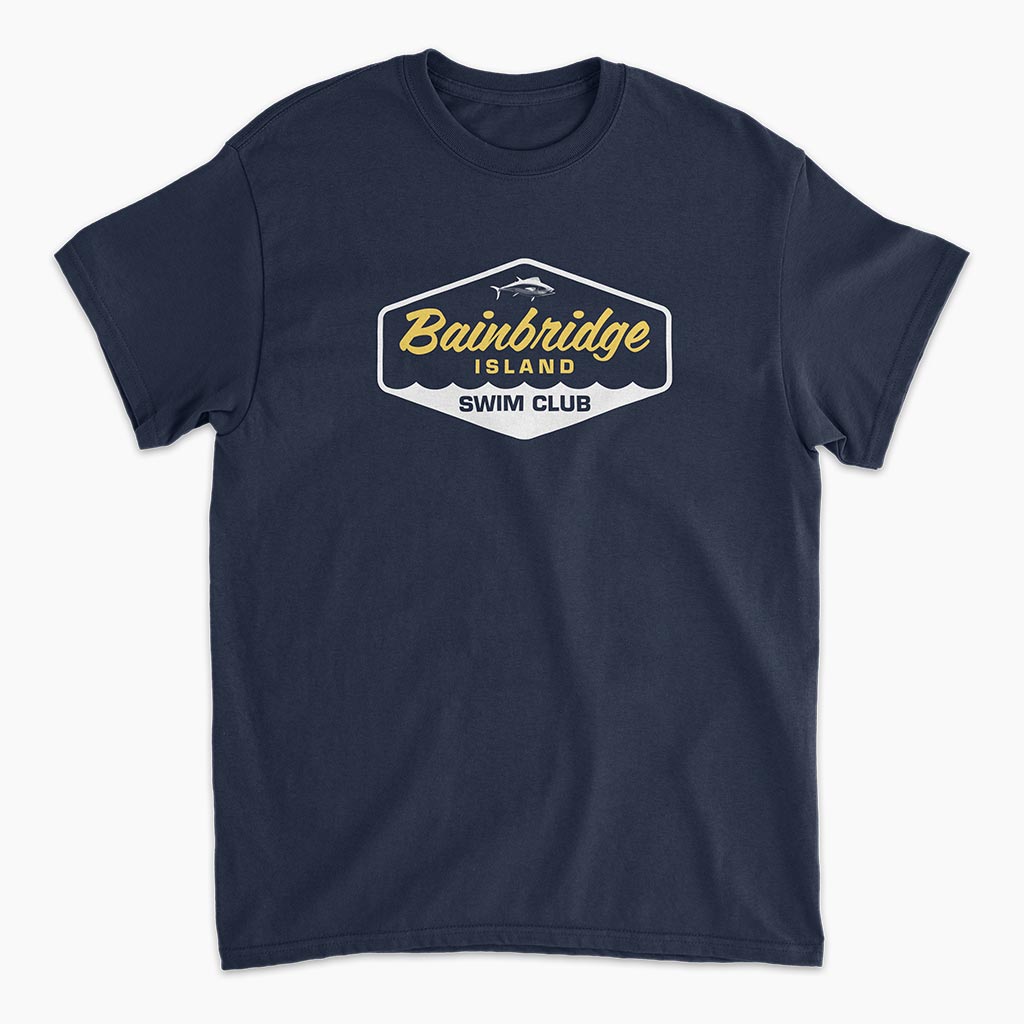 Bainbridge Island Swim Club t-shirt front