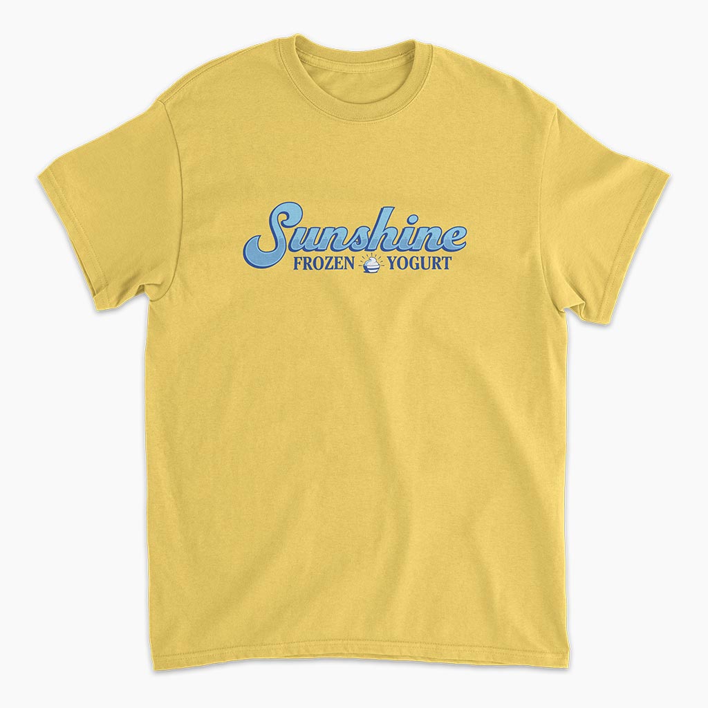 T-shirt application of Sunshine logo