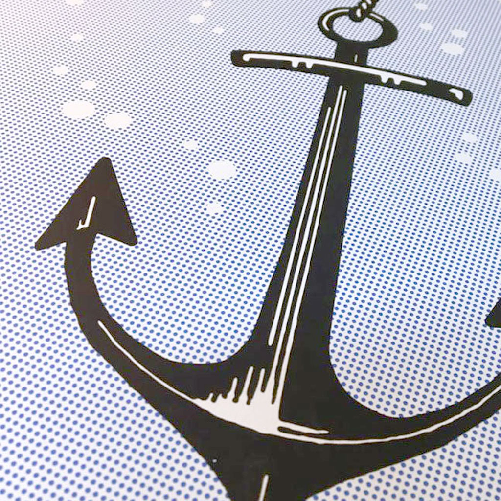 Anchor art print detail