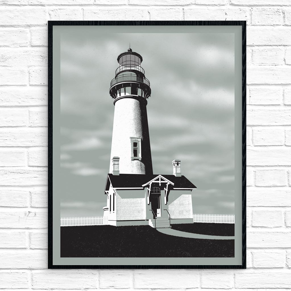 Oregon lighthouse print