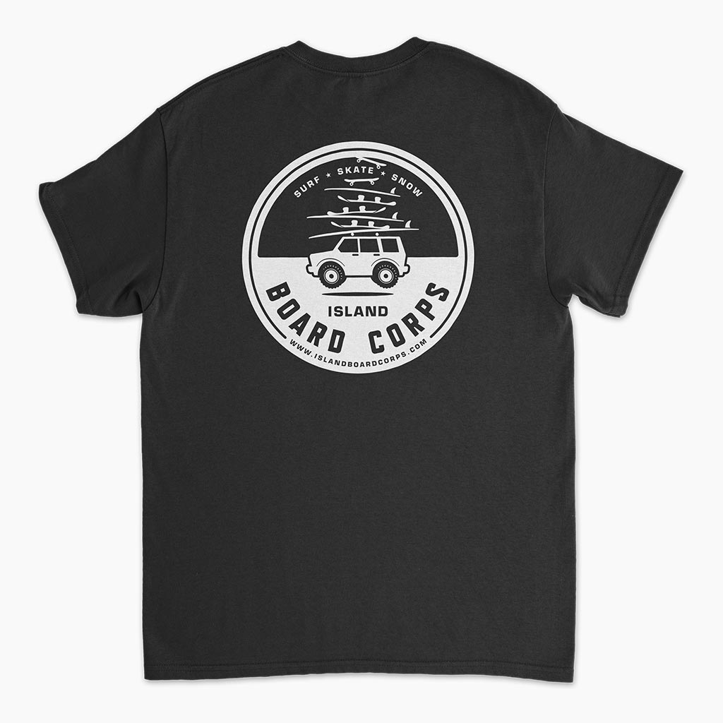 Island Board Corps t-shirt back