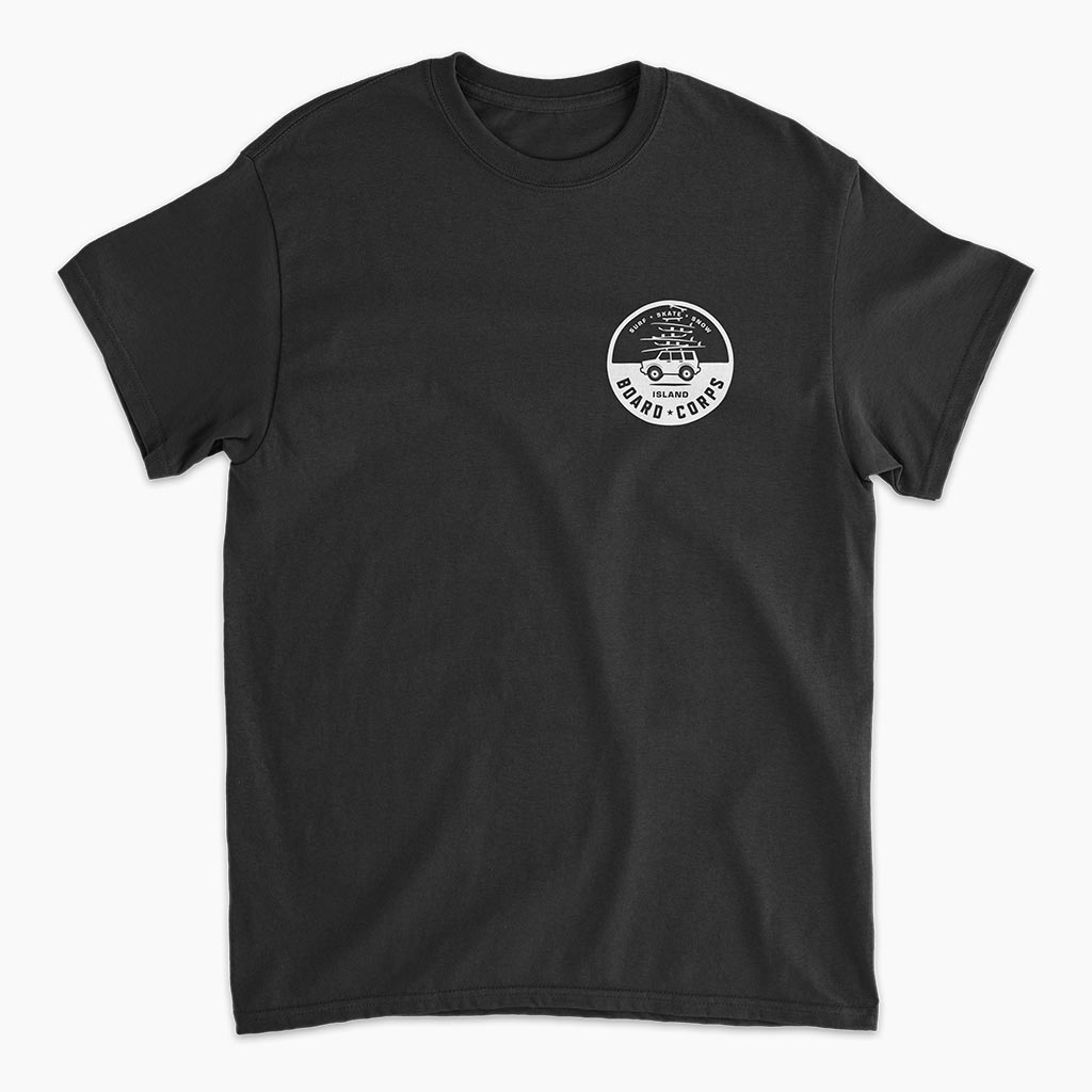 Island Board Corps t-shirt front